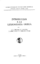 Introducción a la lexicografía griega - Diccionario Griego–Español ...