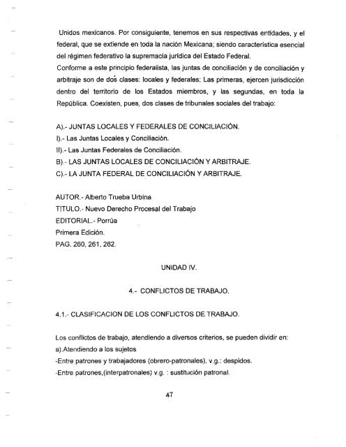 Derecho Procesal Laboral de la 01 a la - facderuasgpo63gen2010 ...