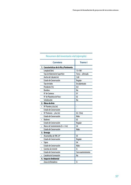 Guía Simplificada para la Identificación, Formulación y Evaluación