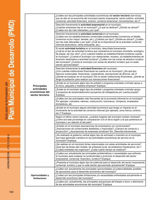 Guía para la Formulación del Plan Municipal de Desarrollo PMD