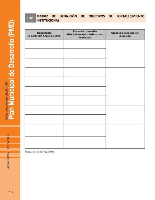 Guía para la Formulación del Plan Municipal de Desarrollo PMD