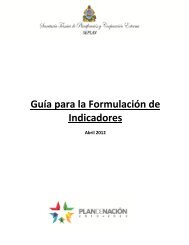 GUIA PARA LA FORMULACIÓN DE INDICADORES - Seplan