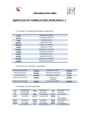 soluciones EJERCICIOS DE FORMULACIÓN 2