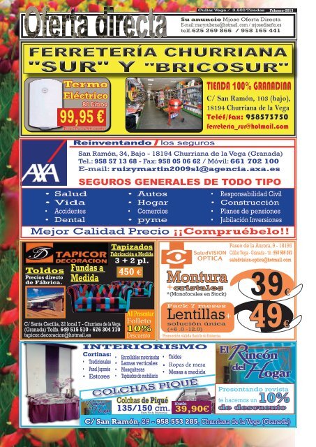 cullar vega febrero - mjose diseño oferta directa web