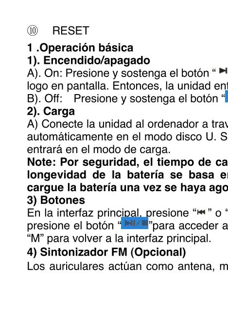 Manual de instrucciones - Stromberg Carlson