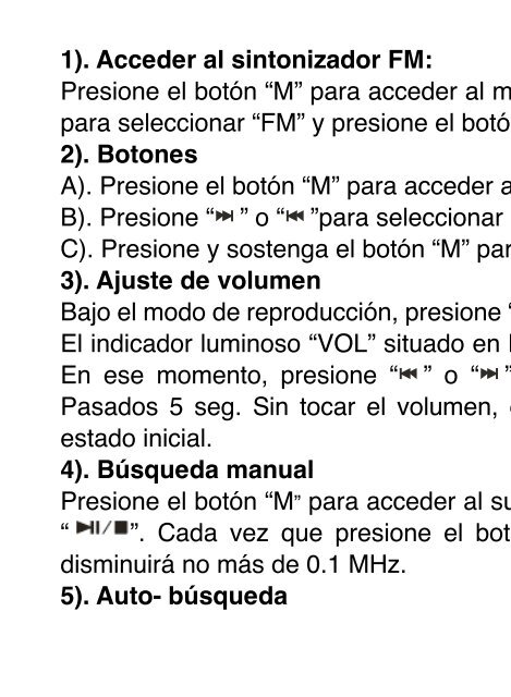 Manual de instrucciones - Stromberg Carlson