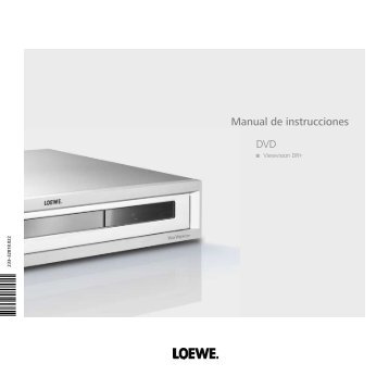 Manual de instrucciones DVD - Loewe AG > Aktuell