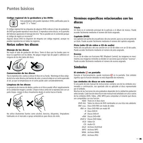 Manual de instrucciones DVD - Loewe AG > Aktuell