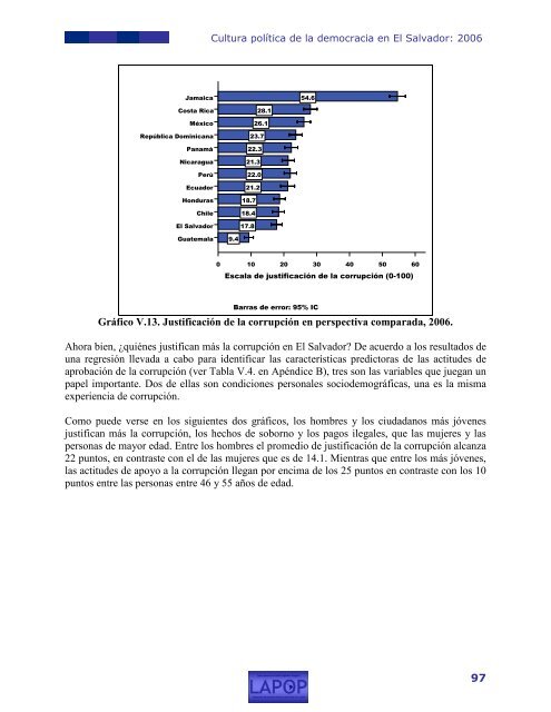 cultura política de la democracia en el salvador - Plataforma ...