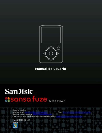 Manual de usuario - SanDisk