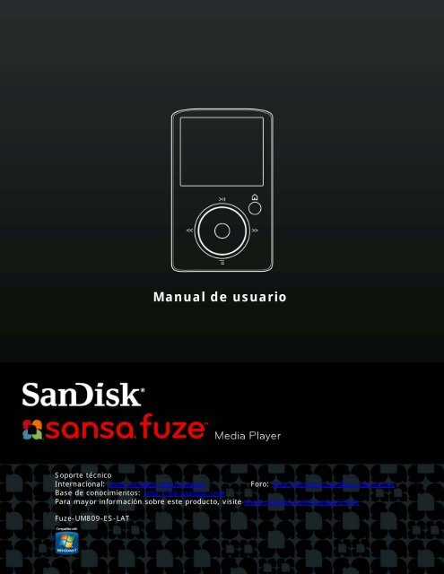 Manual de usuario - SanDisk