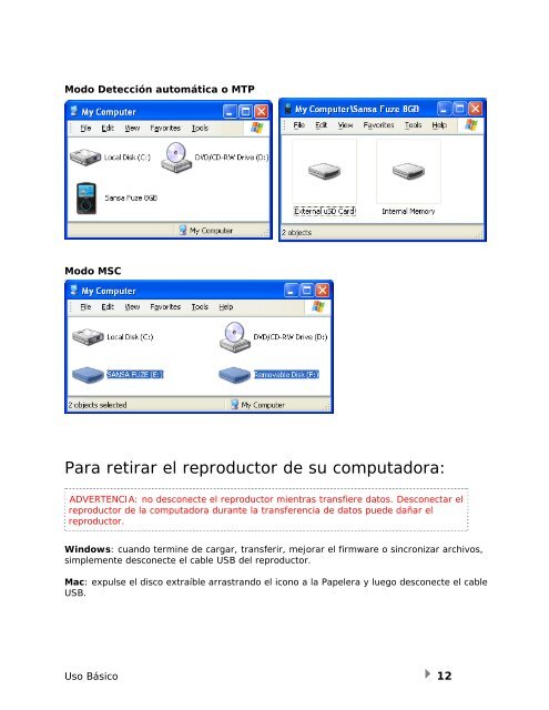 Manual de usuario - SanDisk