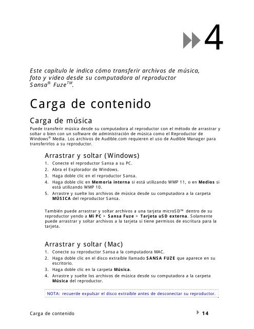 Manual de usuario - SanDisk