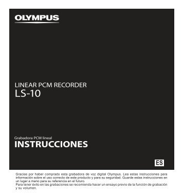 LS-10 - Manual Avanzado - Olympus