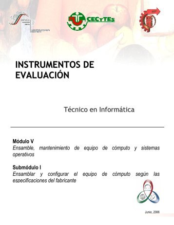 INSTRUMENTOS DE EVALUACIÓN