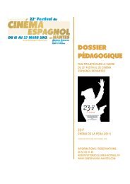 descargar dossier pedagógico - Festival du cinéma espagnol de ...
