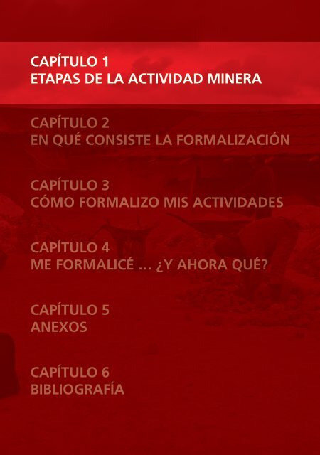 Guía para los Pequeños Mineros y Mineros Artesanales