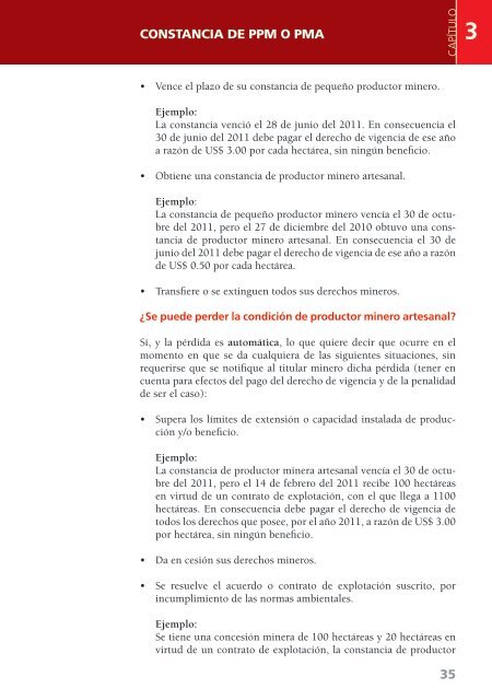 Guía para los Pequeños Mineros y Mineros Artesanales