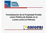 I. Formalización de la propiedad predial - Sunass