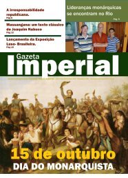 DIA DO MONARQUISTA - Brasil Imperial