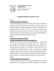 PROGRAMA DERECHO PROCESAL CIVIL II Tema 1 El Recurso de ...