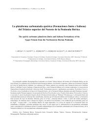 La plataforma carbonatada epeírica - Geologica Acta