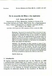 Rev. Mex. Fis. 33(1) (1986) 115. - Revista Mexicana de Física