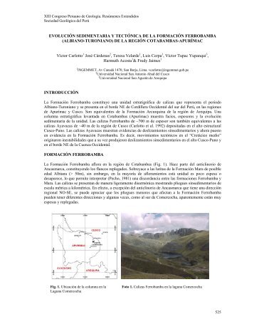 EVOLUCIÓN SEDIMENTARIA Y TECTÓNICA DE LA FORMACIÓN ...