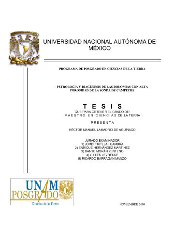 T   E   S   I   S - Centro de Geociencias ::.. UNAM