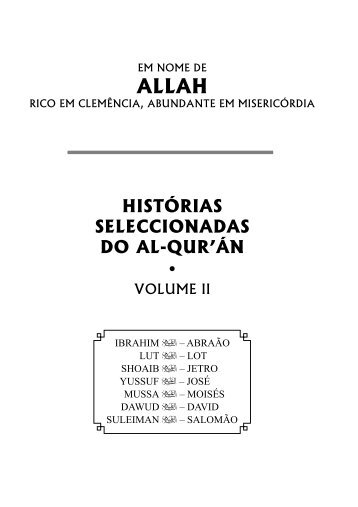 Histórias Seleccionadas do Al-Qur'án