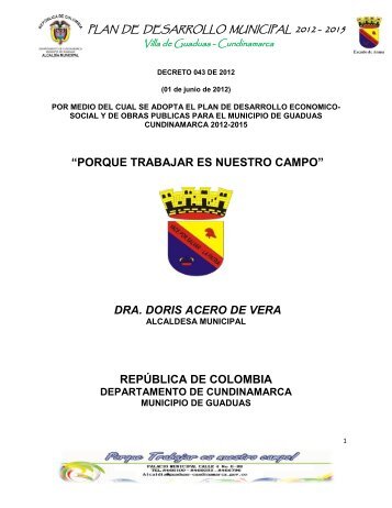 GUADUAS_Acuerdo-Muni.. - Gobernación de Cundinamarca