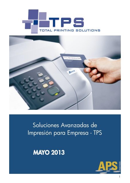Tps Member Print Example Soluciones y precios TPS 2013 - TPS. Total Printing Solutions