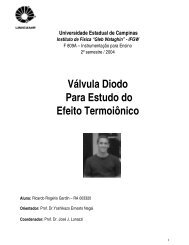 Válvula Diodo Para Estudo do Efeito Termoiônico - Instituto de ...