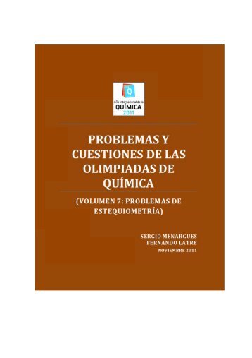 Problemas de estequiometría - Los avances de la química