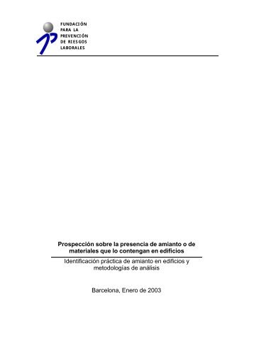 Identificación del amianto - ASVIAMIE