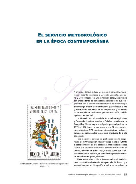Servicio Meteorológico Nacional: 135 años de historia en - Conagua