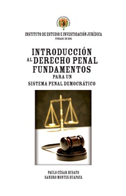 Introducción al Derecho Penal - INEJ