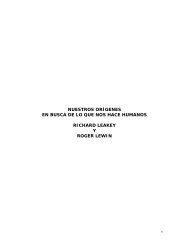 Richard Leakey - Nuestros Origenes - Fieras, alimañas y sabandijas