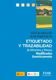 Etiquetado y trazabilidad OMG - Agencia Española de Seguridad ...