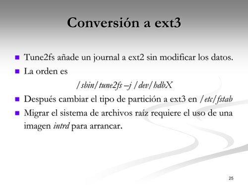 Estructura del sistema de archivos y espacio Swap - Sistemas ...