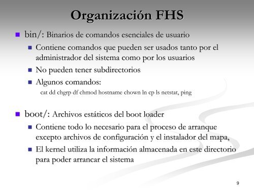 Estructura del sistema de archivos y espacio Swap - Sistemas ...