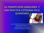 la transfusion sanguinea y una practica cotidiana en el ... - AMFH