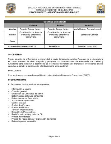 Atención a usuarios en CUEC - ENEO - UNAM