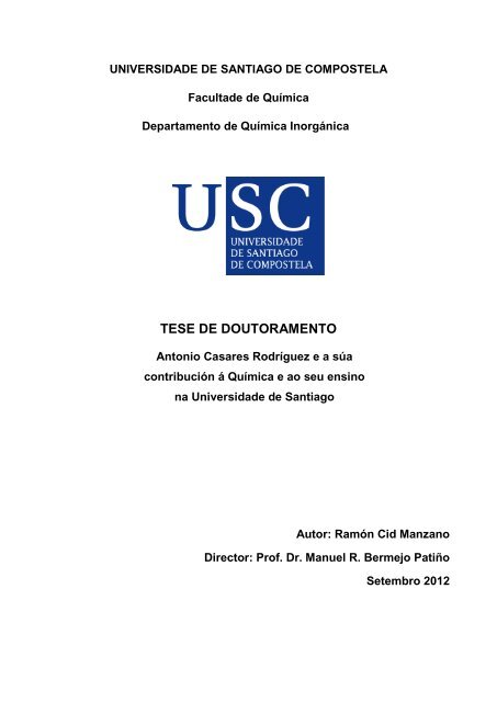 TESE DE DOUTORAMENTO - Repositorio Institucional da USC ...