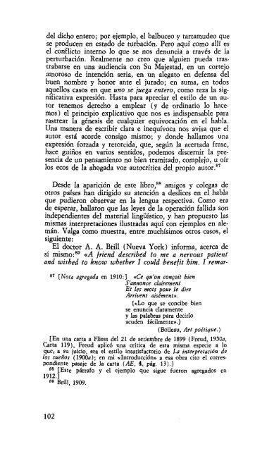 Volumen VI – Psicopatología de la vida cotidiana (1901