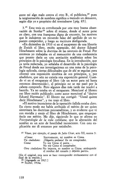 Volumen VI – Psicopatología de la vida cotidiana (1901