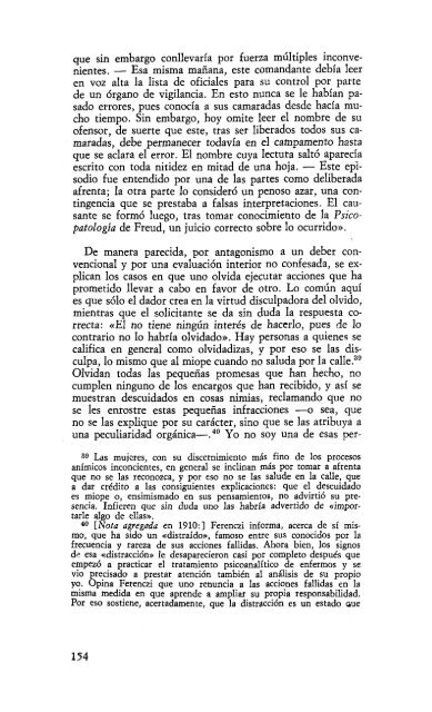 Volumen VI – Psicopatología de la vida cotidiana (1901