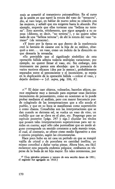 Volumen VI – Psicopatología de la vida cotidiana (1901