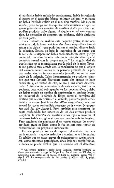 Volumen VI – Psicopatología de la vida cotidiana (1901