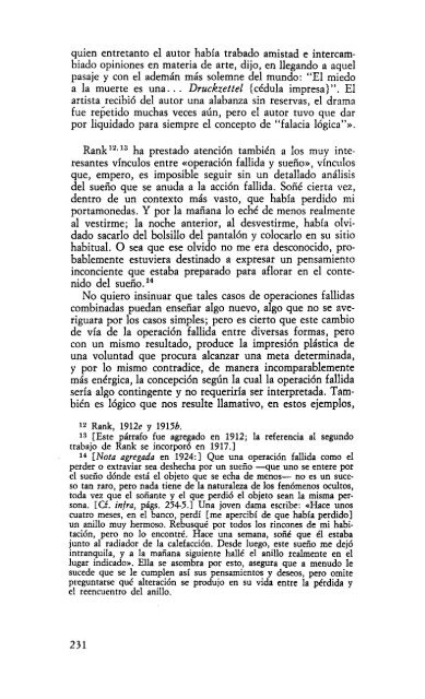 Volumen VI – Psicopatología de la vida cotidiana (1901